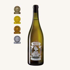 Natuurlijke, ongefilterde, biologische cider, in een fles.