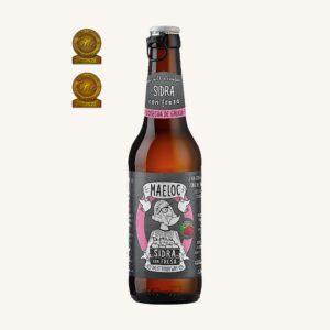 Cider met aardbei, fles