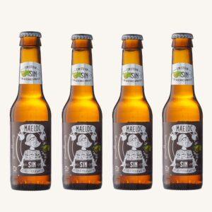 Alcoholarme cider, verpakking van 4 flessen