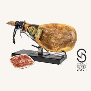 Jamón Serrano (ham), Gran Reserva 50% Duroc, 16+ maanden curatie, uit Calamocha, Teruel