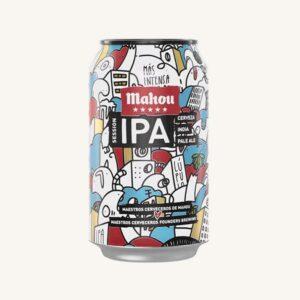 Mahou Cinco Estrellas Session IPA (Cerveza India Pale Ale), uit Madrid, blik
