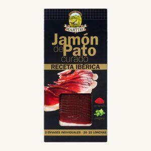 Jamón de Pato curado (gezouten eendenham), Ibérico-recept, uit Navarra, voorgesneden