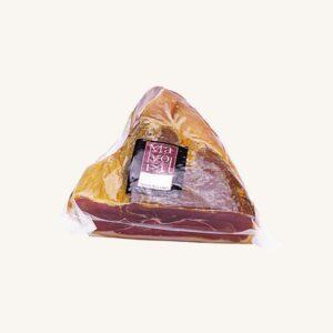 Serranoham (jamón) Reserva ETG, half middengedeelte zonder been, uit Huesca, Aragon