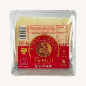 Gemengde melk halfgedroogde Ibérico kaas, voorgesneden