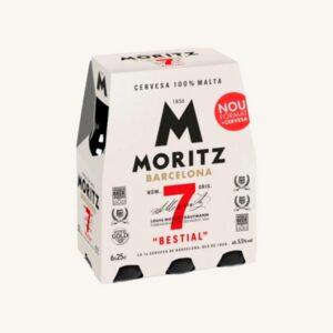 Moritz 7 bier (speciaal premium lager, 100% mout) 6-pack flessen