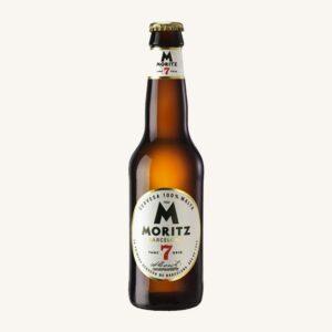 Moritz 7 bier (speciaal premium lager, 100% mout), fles