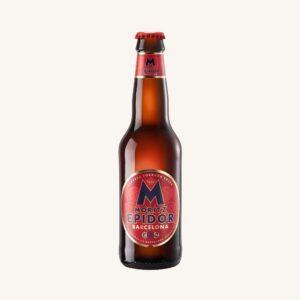 Moritz Epidor bier (extra geroosterde lager), fles