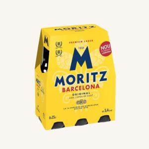 Moritz Original Barcelona bier (lager pilsner) 6-pack flessen