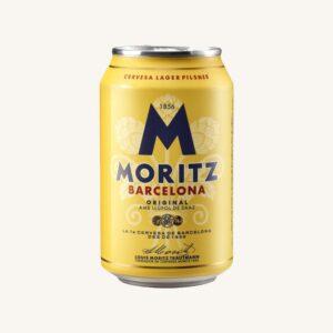Moritz Original Barcelona bier (lager pilsner), blik