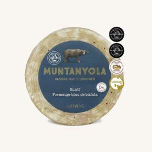 Muntanyola Blau ambachtelijke blauwe kaas van buffelmelk, wielkaas