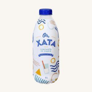 Of,XATA (Polo) Horchata de Chufa (tijgernootmelk) UHT, traditioneel, uit Valencia, fles