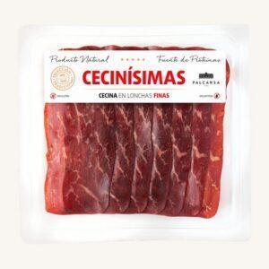 Cecinísimas (cecina in extra dunne plakjes), licht gerookt, uit León, voorgesneden