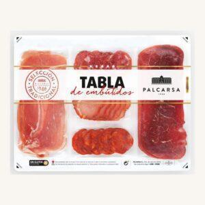 Charcuterieplank, een mix van 5 soorten, voorgesneden 150 gram