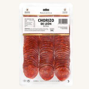 Chorizo uit León dulce (zoet en gerookt), extra, voorgesneden 250 gram