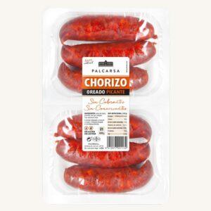 Chorizo oreado picante (aan de lucht gedroogde, pittige chorizo) voor grillen/barbecueën, 2 x 3 stuks