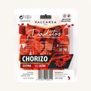 Daditos van chorizo uit León (in blokjes gesneden) extra