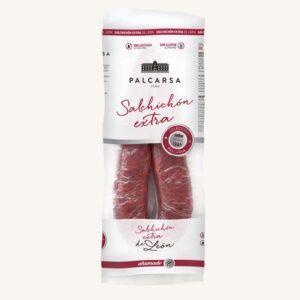 Salchichón uit León, extra, gerookt, sarta stuk