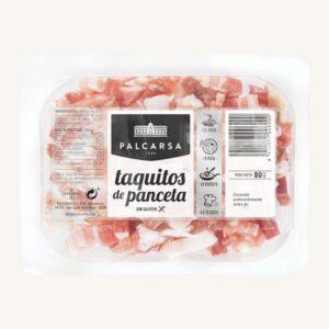 Taquitos de Panceta (in blokjes gesneden buikspek), om te koken