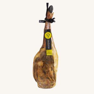 Eikelgevoerde 100% Ibérico schouderham (Paleta), black label - Pata Negra, uit Guijuelo Salamanca