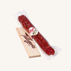 Originele gepelde longaniza uit Catalonië, stuk