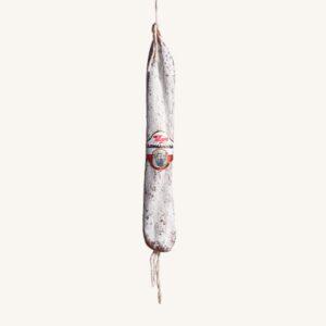 Traditionele longaniza uit Catalonië, stuk