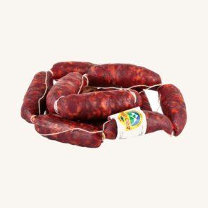 Chorizo Almeriense dulce (zoet), eerste kwaliteit (primera calidad), uit Andalusië, Ristra