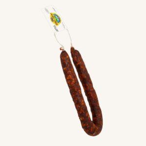 Longaniza de pueblo picante (pittige, rustieke stijl), uit Andalusië, stuk