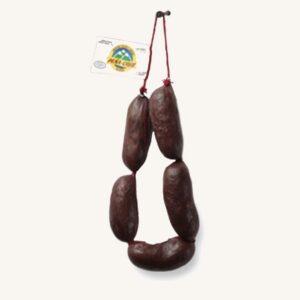 Morcilla bola de Serón, dulce (zoet), uit Andalusië, Ristra