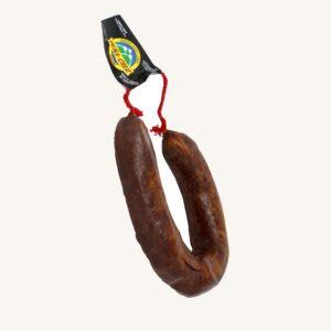 Morcilla de Serón picante (pikant), uit Andalusië, sartastuk