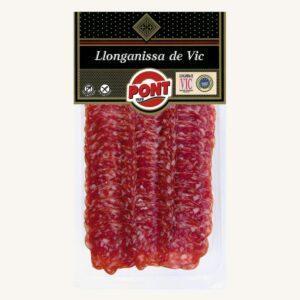 Llonganissa de Vic (IGP), uit Catalonië, voorgesneden