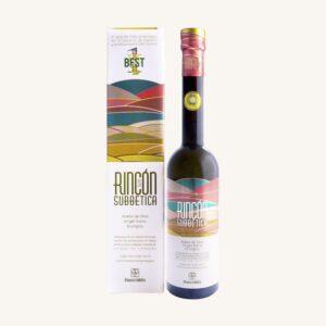 Biologische extra vierge olijfolie, variëteit Hojiblanca, DOP Priego de Córdoba, fles