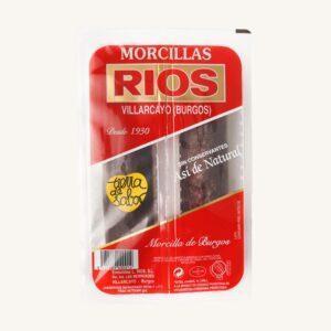 Morcilla de Burgos, traditioneel met rijst, verpakking van 2 stuks