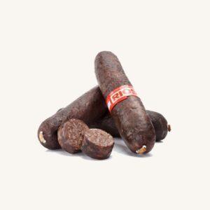Morcilla de Burgos, traditioneel met rijst, stuk