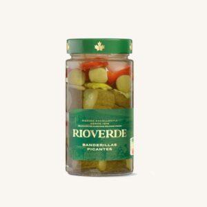 Pittige Banderillas (augurkspiesjes), Picantes, uit La Rioja, pot