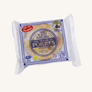 Torta de aceite (zoete olietaart) traditioneel, uit Sevilla, verpakking van 6 stuks