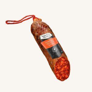 Chorizo Ibérico extra, culair, uit Extremadura, halfstuk