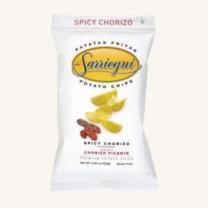 Pittige chips met chorizo-smaak (patatas fritas sabor chorizo picante), uit Baskenland, zak