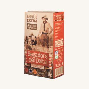 Rijst extra (arroz), DOP Arròs del Delta de l´Ebre, uit Tarragona, doos