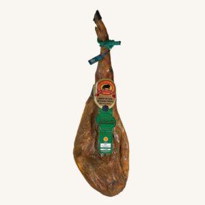 Jamón (ham) Ibérico (75%) de cebo de campo - groen label, DOP Los Pedroches, uit Córdoba, volbeen