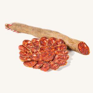 Ecologische Chorizo de Bellota 100% Ibérico (eikelgevoerd), uit Extremadura, stuk