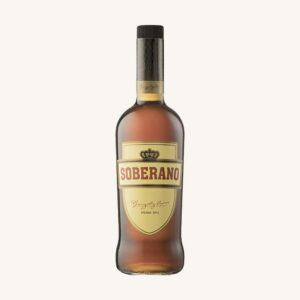 Soberano cognac-gedistilleerde drank (bebida espirituosa), 2 jaar gerijpt Solera, uit Jerez, fles
