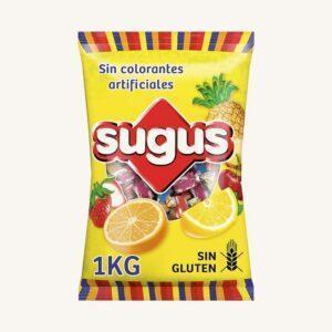 Sugus assortiment van zachte, kauwbare snoepjes met fruitsmaak, extra grote zak