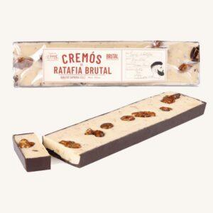 Torrons Vicens Romige Ratafia Nougat "Brutal" door Marc Ribas (turrón / torró cremoso de Ratafía), koffer