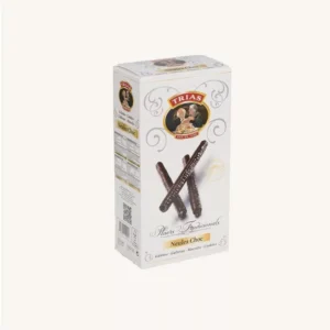 Trias Chocolate Barquillos / Neules knapperige, opgerolde wafeltjes uit Girona, kleine doos
