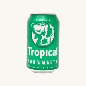 Tropisch pilsbier (cerveza), 100% mout, van de Canarische Eilanden, in blik