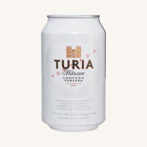 Turia Märzen de Valencia getoast bier (cerveza tostada), uit Valencia, blik