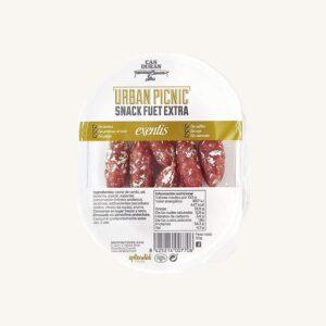 Snack Fuet extra (hapklare stukjes), uit Catalonië