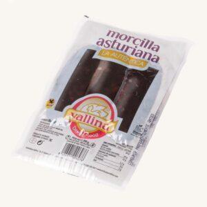 Morcilla Asturiana, gerookt, uit Asturië, verpakking van 3 stuks