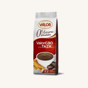 Suikervrije Valorcao, warme chocolademelk "à la taza" in poedervorm, zakje