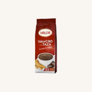 Valorcao, warme chocolademelk "à la taza" in poedervorm, klein zakje